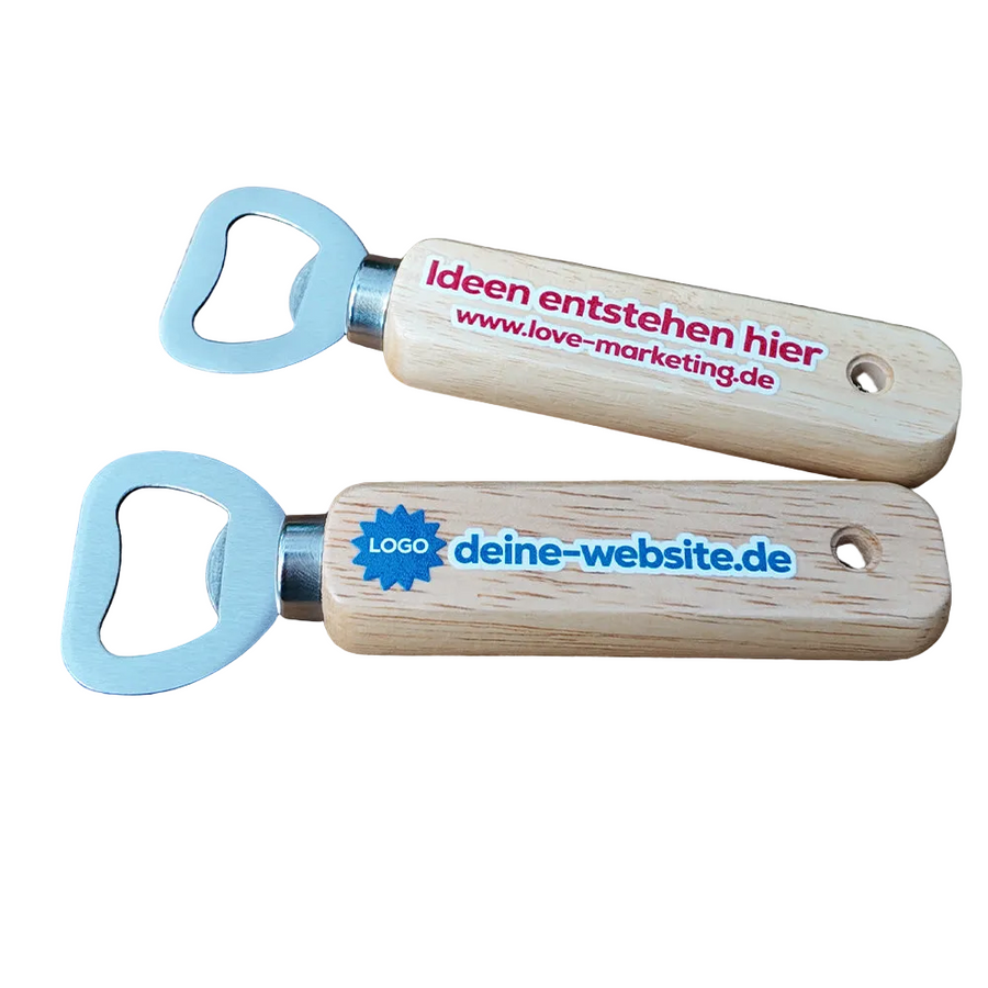 Flaschenöffner mit Holzgriff