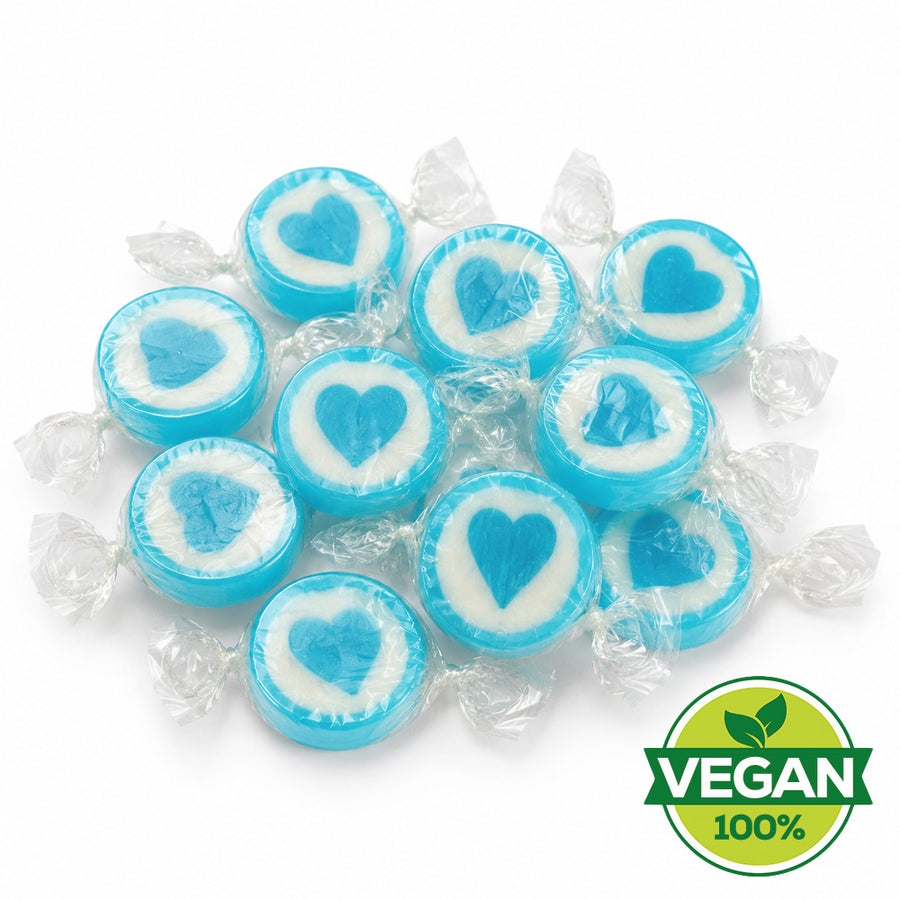 Herz Bonbons (blau)