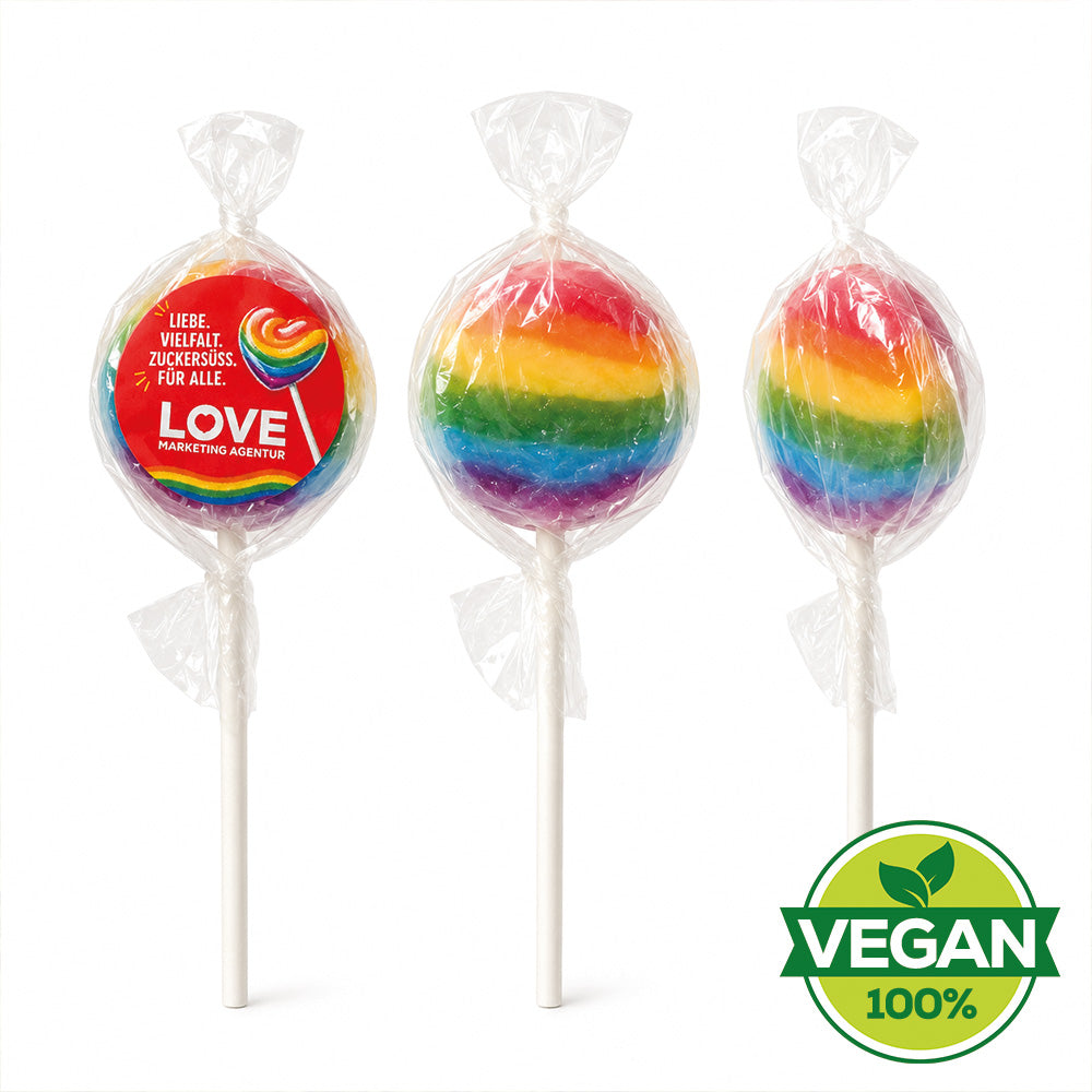 Regenbogen-Lollies