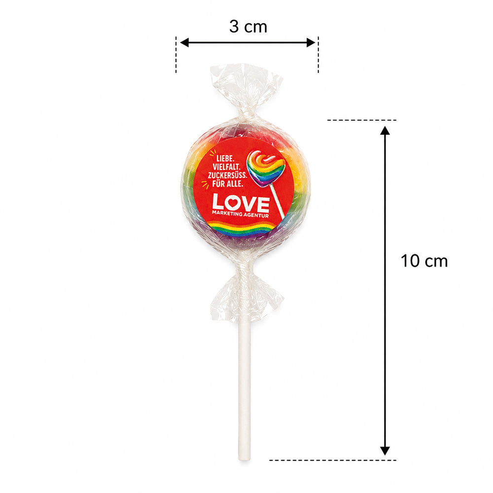 Regenbogen-Lollies