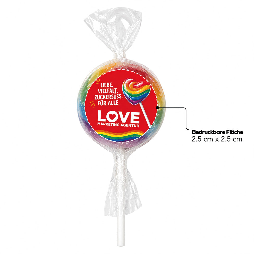 Regenbogen-Lollies