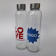 Glas Trinkflasche