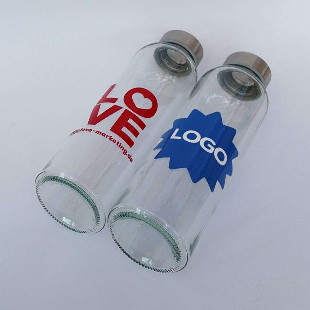 Glas Trinkflasche