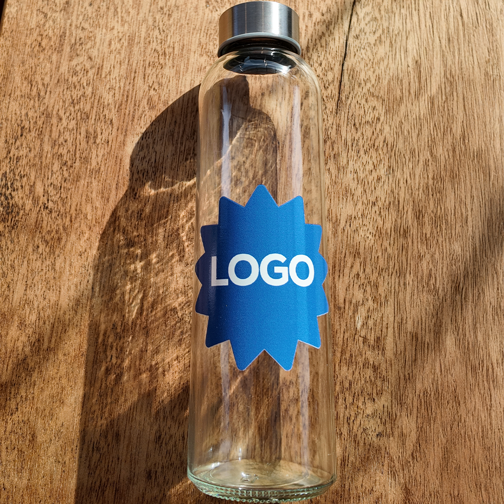 Glas Trinkflasche