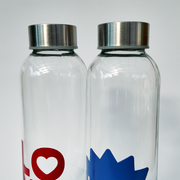 Glas Trinkflasche